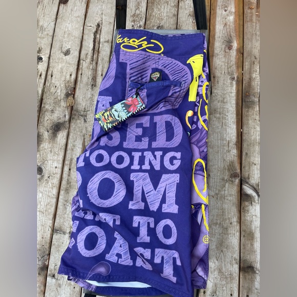 Ed Hardy Swimtrunks SOLD - Picture 3 of 4